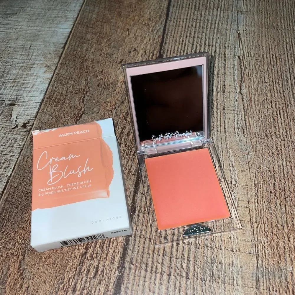 💜 Silk Tone Cream Blush DOMINIQUE COSMETICS Warm peach - 0.17oz